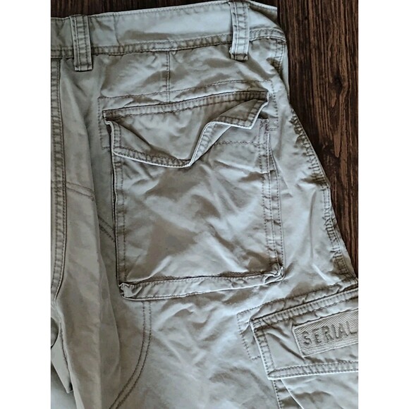 Old Navy Cargo Shorts Mens Size 34 Beige Khaki Cotton Outdoor Hiking Walking - Picture 9 of 12